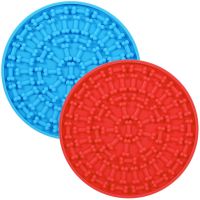 2pcs Dog Lick Pad Pet Shower Grooming Slow Feeder Dog Distraction Mat Slow Treat Dispensing Mat With Powerful Suction Cats Slow Feeder Li 2pcs Dog Lick Pad Pet Shower Grooming Slow Feeder Dog Distraction Mat Slow Treat Dispensing Mat With Powerful Suction Cats Slow Feeder Li