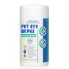 Pet Eye Wipes for Dogs Cats Puppies and Kittens 100 Count Natural and Aromatherapy Medicated Removes Dirt Crust and Discharge Soft and Gentle