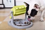 Pet Life 'Roto Paw' IQ Training Interactive Rotating Slow Dog Feeder