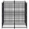 Outdoor Dog Kennel Steel 39.7 ft²